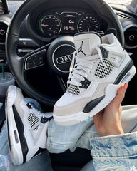 Nike Air Jordan 4 Military Black SEMI UA