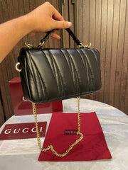 Gucci GG Milano Mini leather tote bag with Red magnetic box