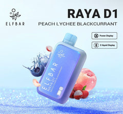 ELFBAR RAYA D1 PEACH LYCHEE BLACKCURRANT 13000 puff