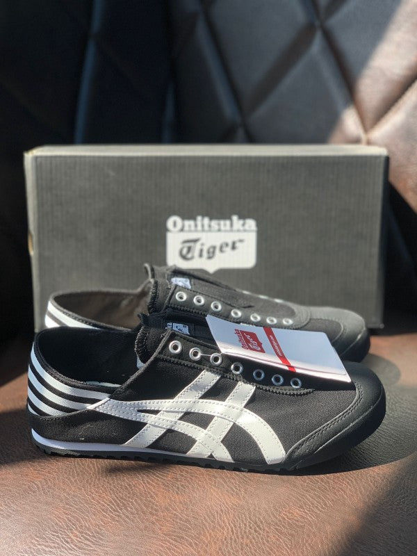 Onitsuka Tiger Slip On Party Black White