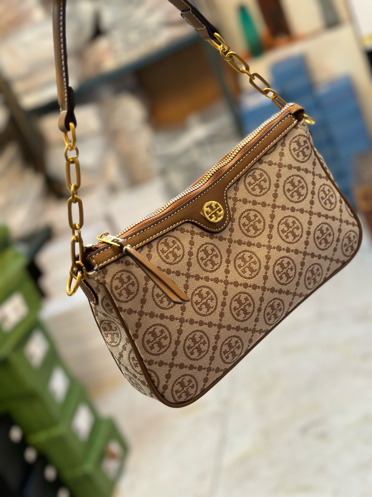Tory Burch Studio Premium Shoulder Bag With OriginalBox