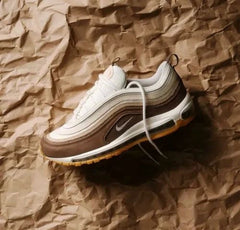 NIKE  AIRMAX 97 MUSLIN PINK FOAM CREPE BROWN
