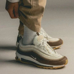 NIKE  AIRMAX 97 MUSLIN PINK FOAM CREPE BROWN