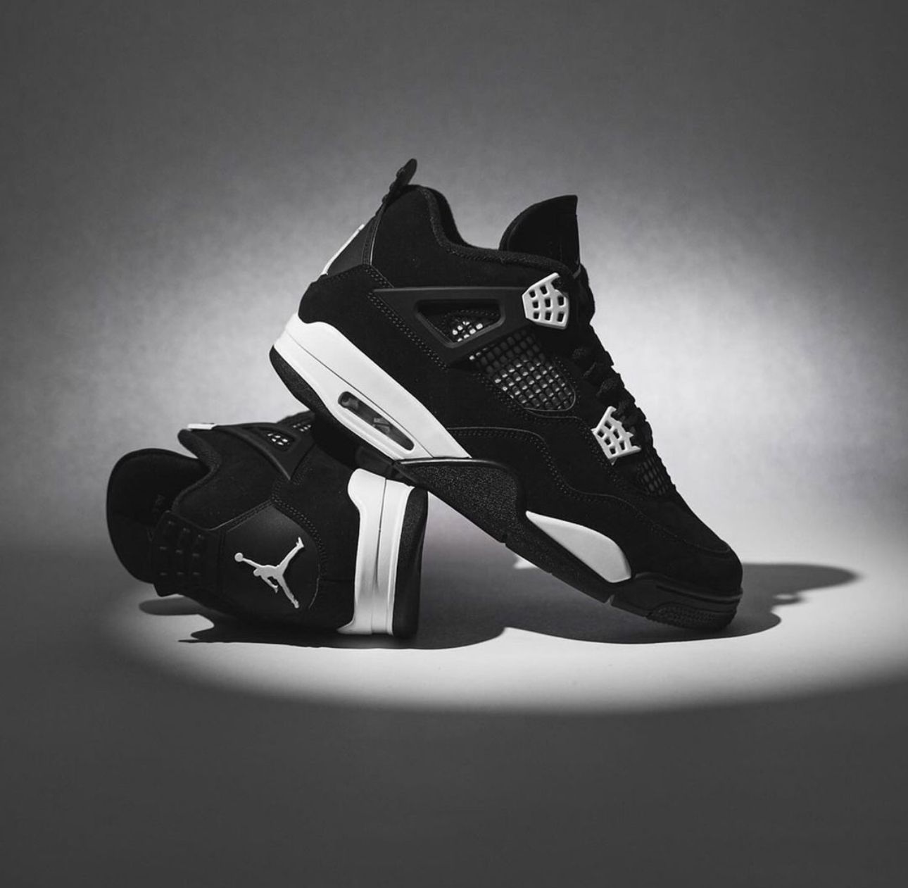 Semi UA Air Jordan Retro 4 White Thunder