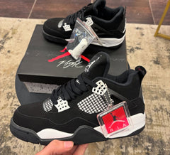 Semi UA Air Jordan Retro 4 White Thunder