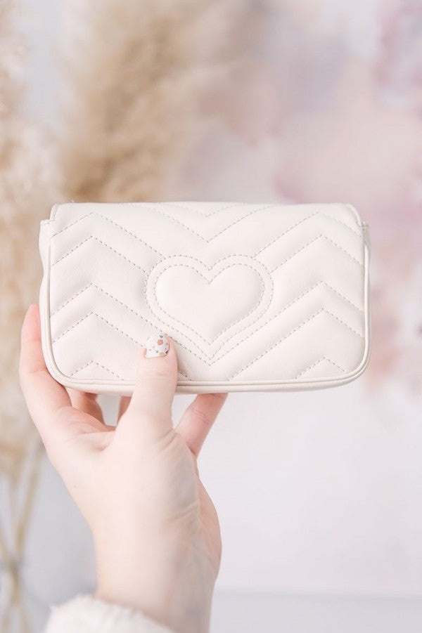Gucci GG Marmont Mini Matelasse Shoulder Bag With OG Box & Dust Bag (White - 907)