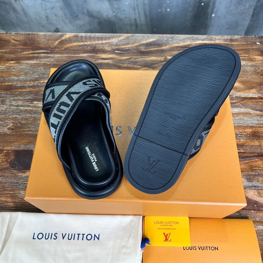 Louis Vuitton LV Premium Sandal Black