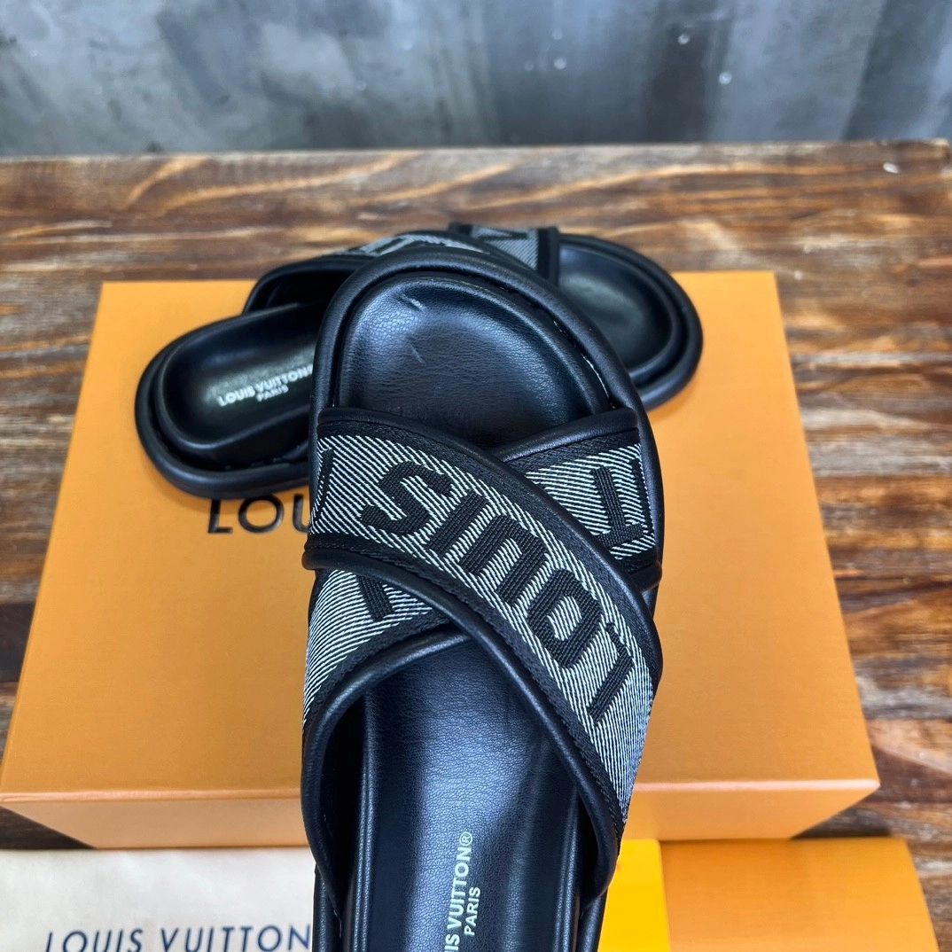 Louis Vuitton LV Premium Sandal Black