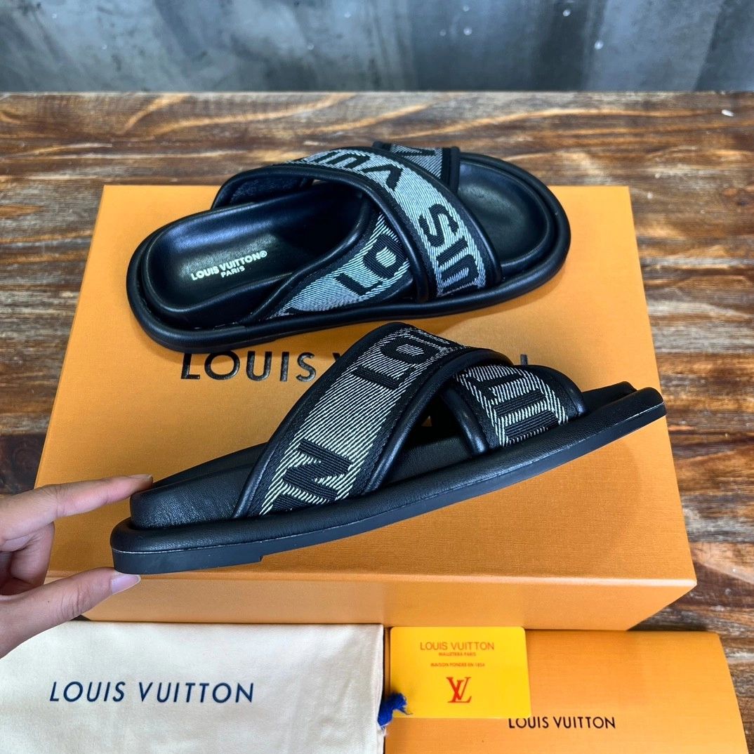 Louis Vuitton LV Premium Sandal Black