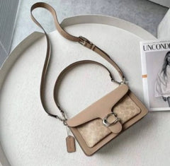 Coach Tabby 26 Shoulder Bag With OG Box & Dust Bag (Apricot 142)