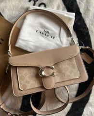 Coach Tabby 26 Shoulder Bag With OG Box & Dust Bag (Apricot 142)