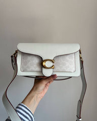 Coach Tabby 26 Shoulder Bag With OG Box & Dust Bag (White 142)