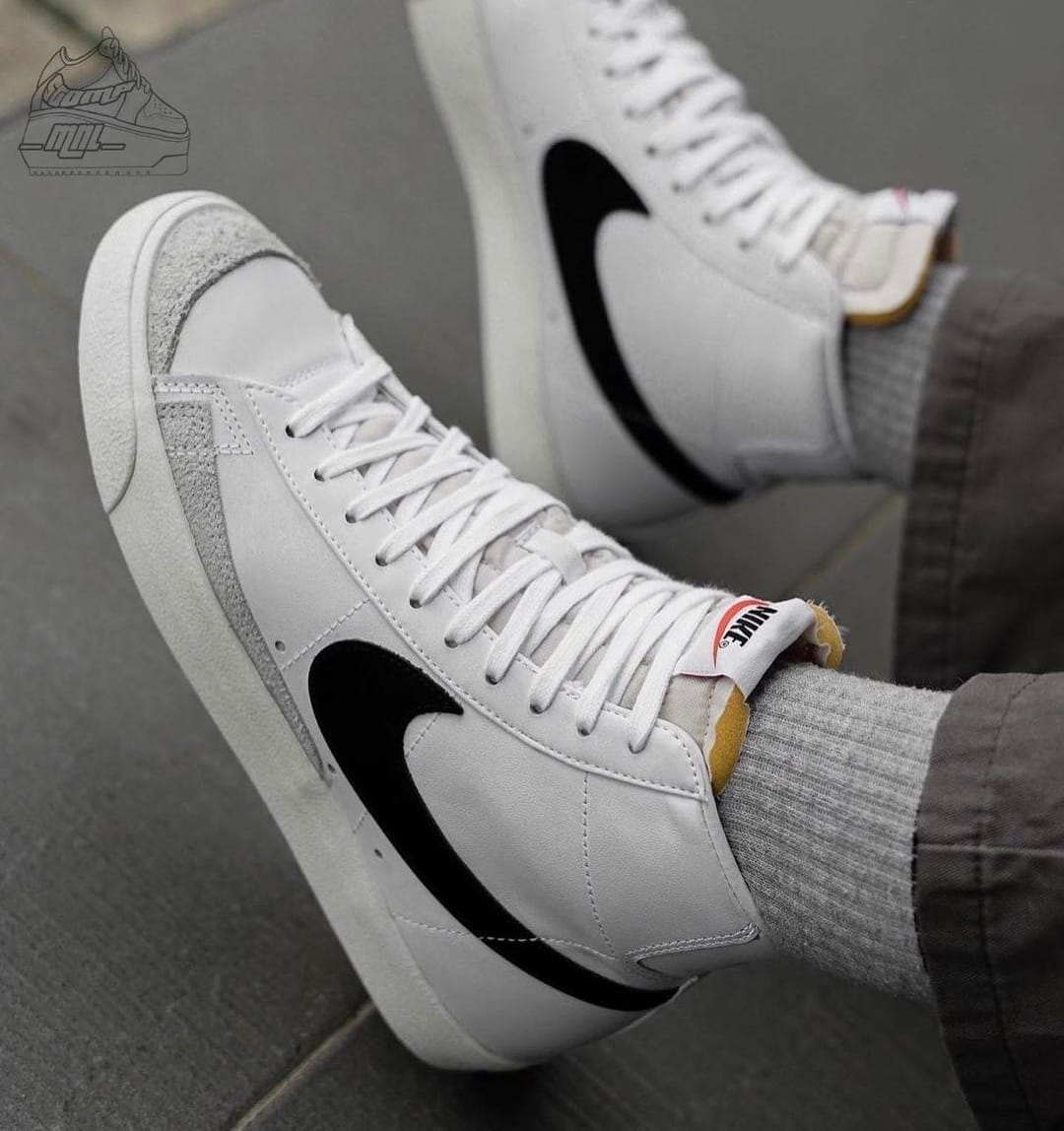 Nike  blazer mid 77 vintage WHITE/BLACK