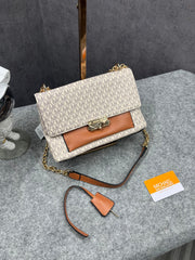 Michael Kors Cece Medium Logo Shoulder Dust Bag 100829 Beige Brown