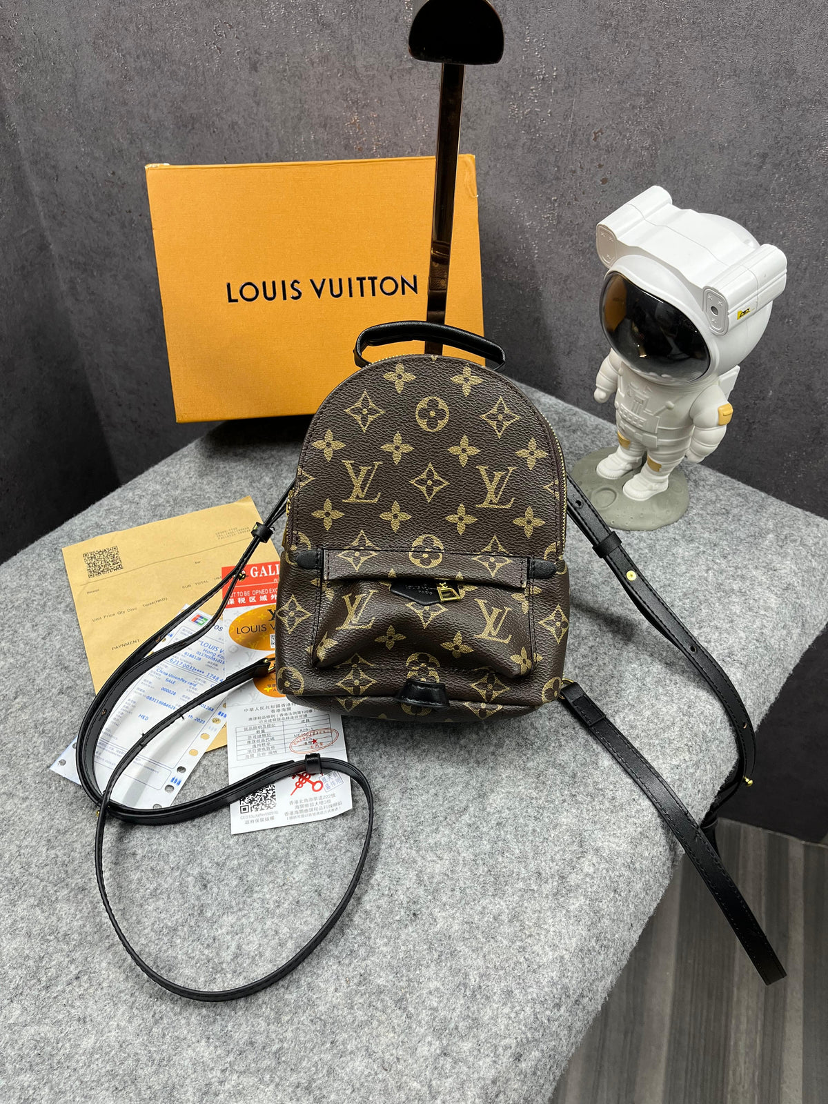 Louis Vuitton Palm Springs Mini Backpack For Her With OG Box & Dust Bag M44873