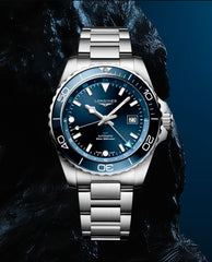 Longines Conquest GMT Blue