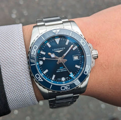 Longines Conquest GMT Blue