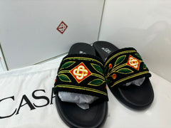 Casablanca Laurel Slides Black