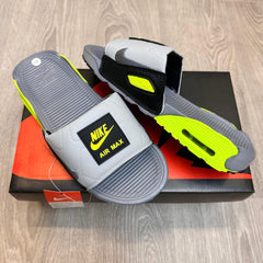 Nike airmax 90 premium grey neon flip flop