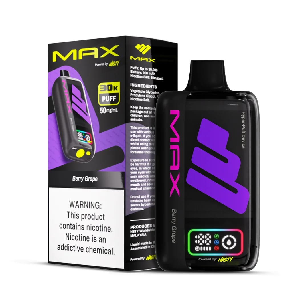 NASTY MAX 30,000 PUFFS BERRY GRAPE