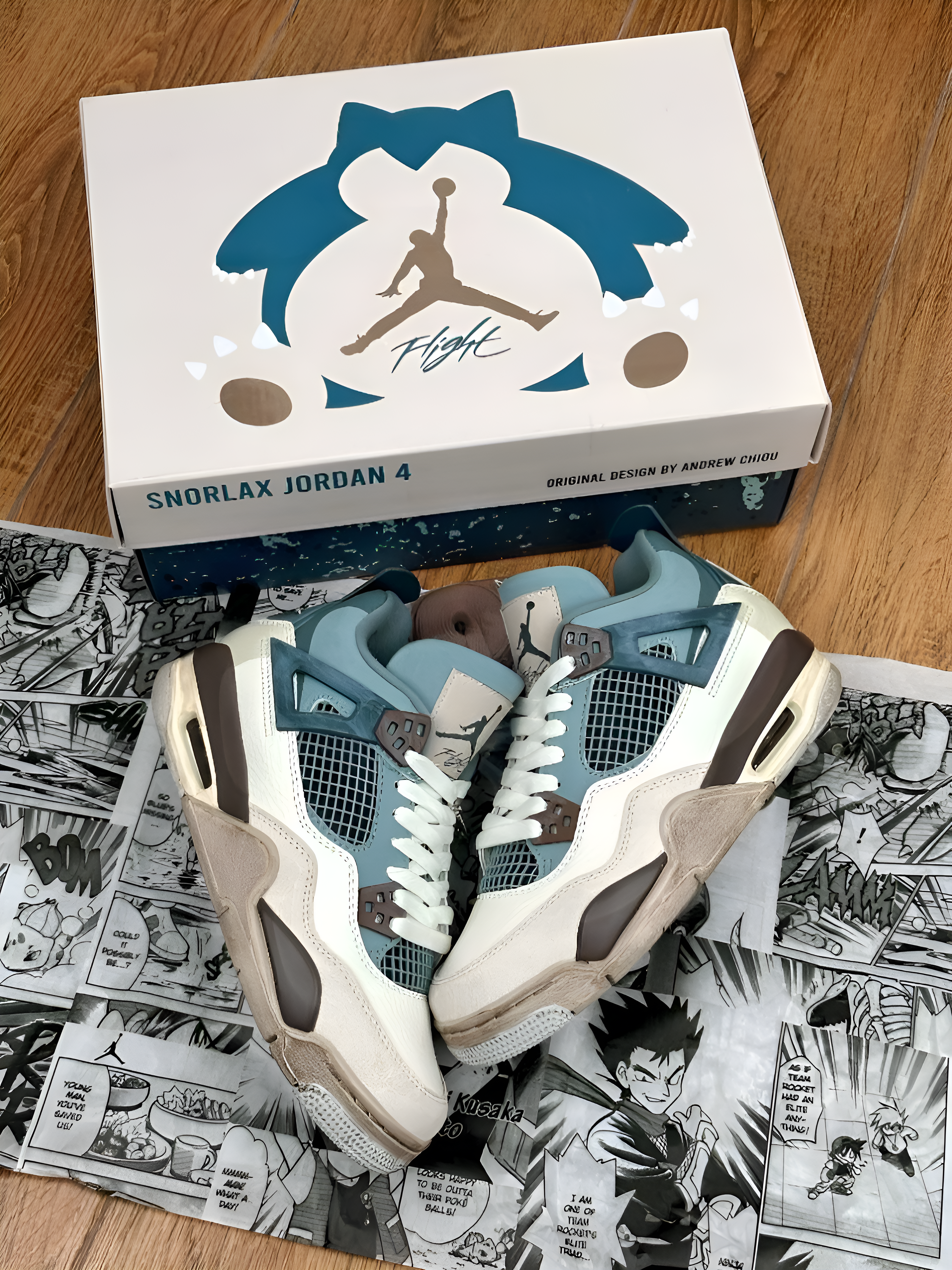 NIKE AIR JORDAN 4 SNORLAX SEMI UA