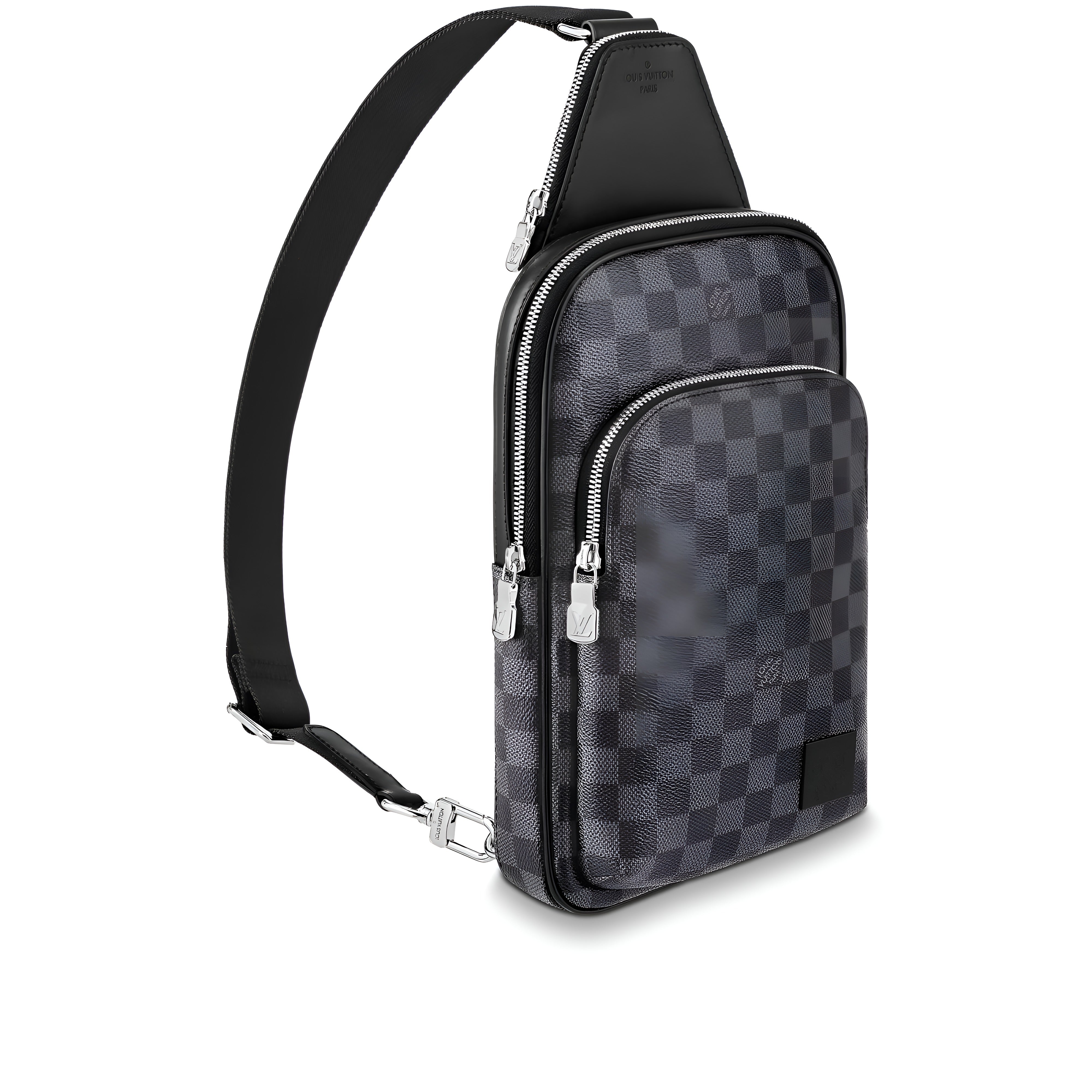 Louis Vuitton Avenue Unisex Sling Bag NM With Dust Bag 41719 Black