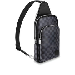 Louis Vuitton Avenue Unisex Sling Bag NM With Dust Bag 41719 Black