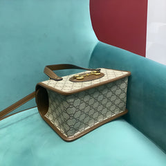 Gucci Horsebit 1955 GG Supreme Top Handle Bag With OG Box & Dust Bag 8563