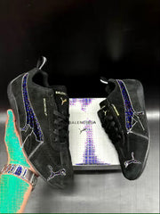 Puma x Balenciaga Speedcat Suede Distressed Black White