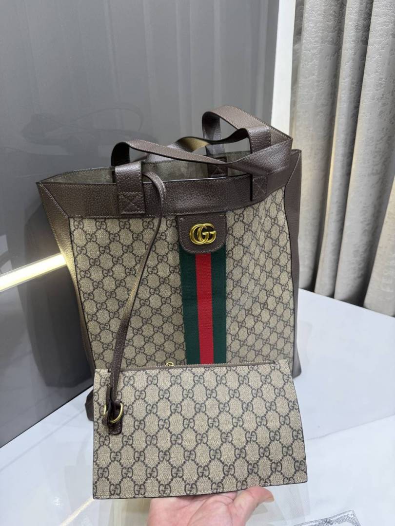 Gucci Ophidia Soft Gg Supreme Large Tote Gg Supreme Premium With Dust Bag 519335