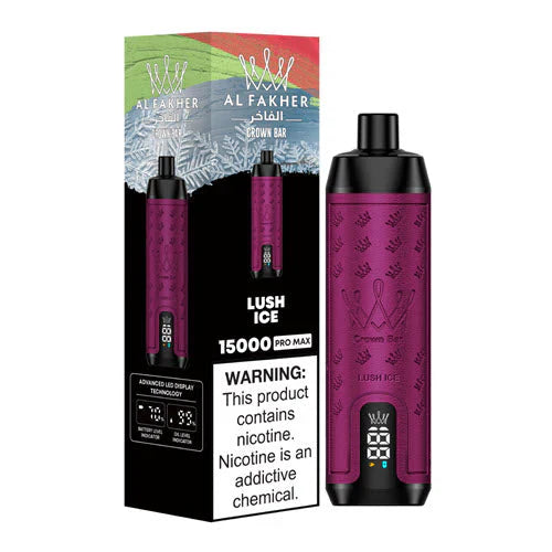 AL FAKHER ICE ADJUSTABLE 15000 PUFFS LUSH ICE