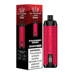 AL FAKHER ICE ADJUSTABLE 15000 PUFFS STRAWBERRY PUNCH