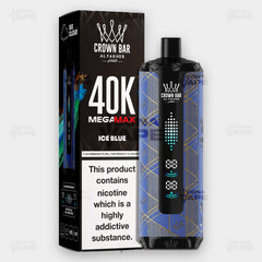 AL Fakher 40000 Puffs Crown Bar Mega Max ice blue