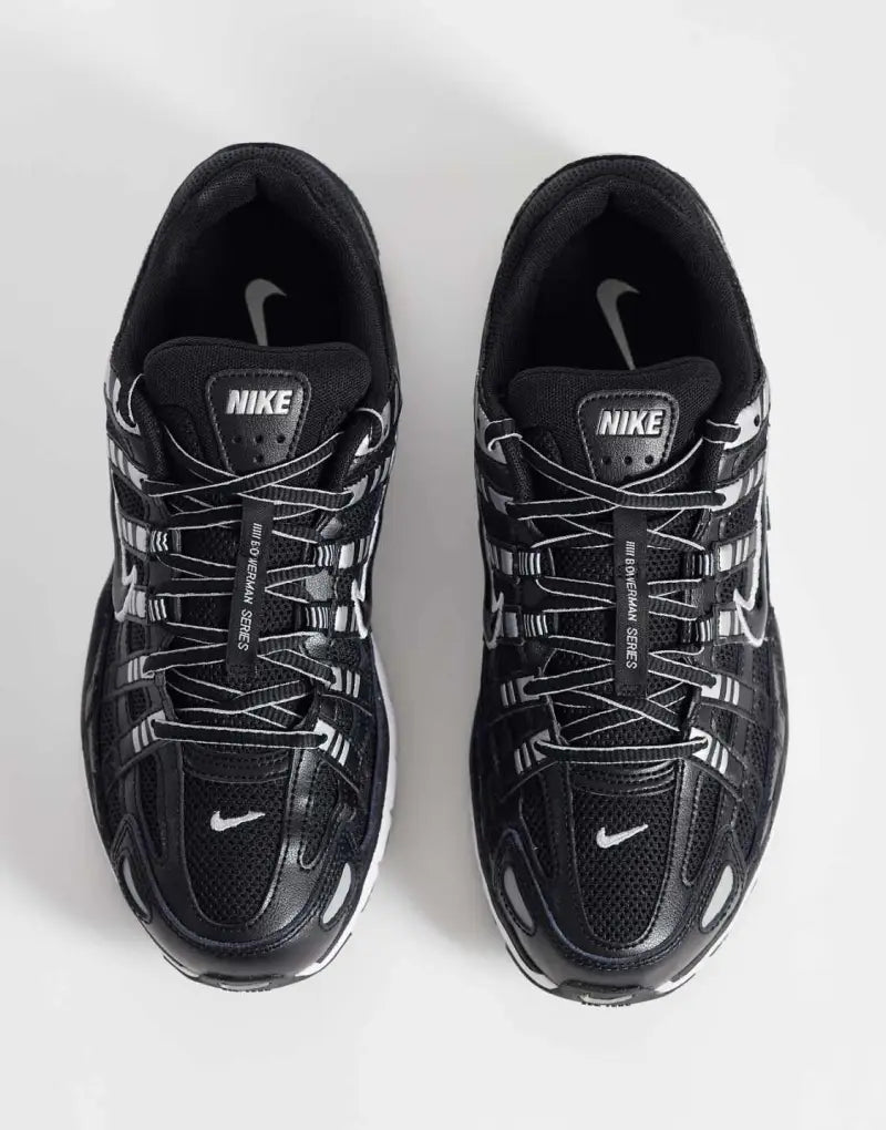 Nike P 6000 Black/White/Metallic Silver