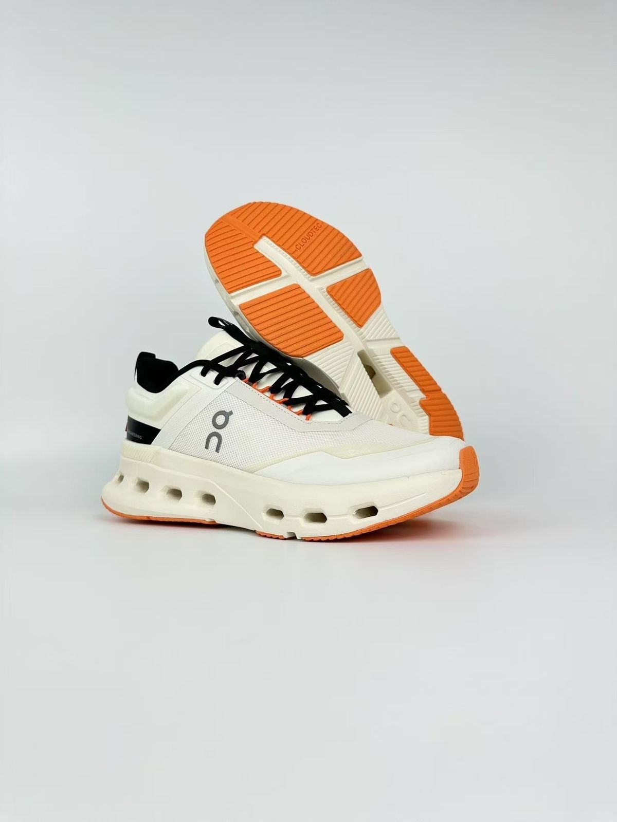 WMN On Running Cloudtilt Ivory/Orange For Her