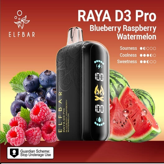 elfbar raya d3 pro 30k Puffs blueberry raspberry watermelon