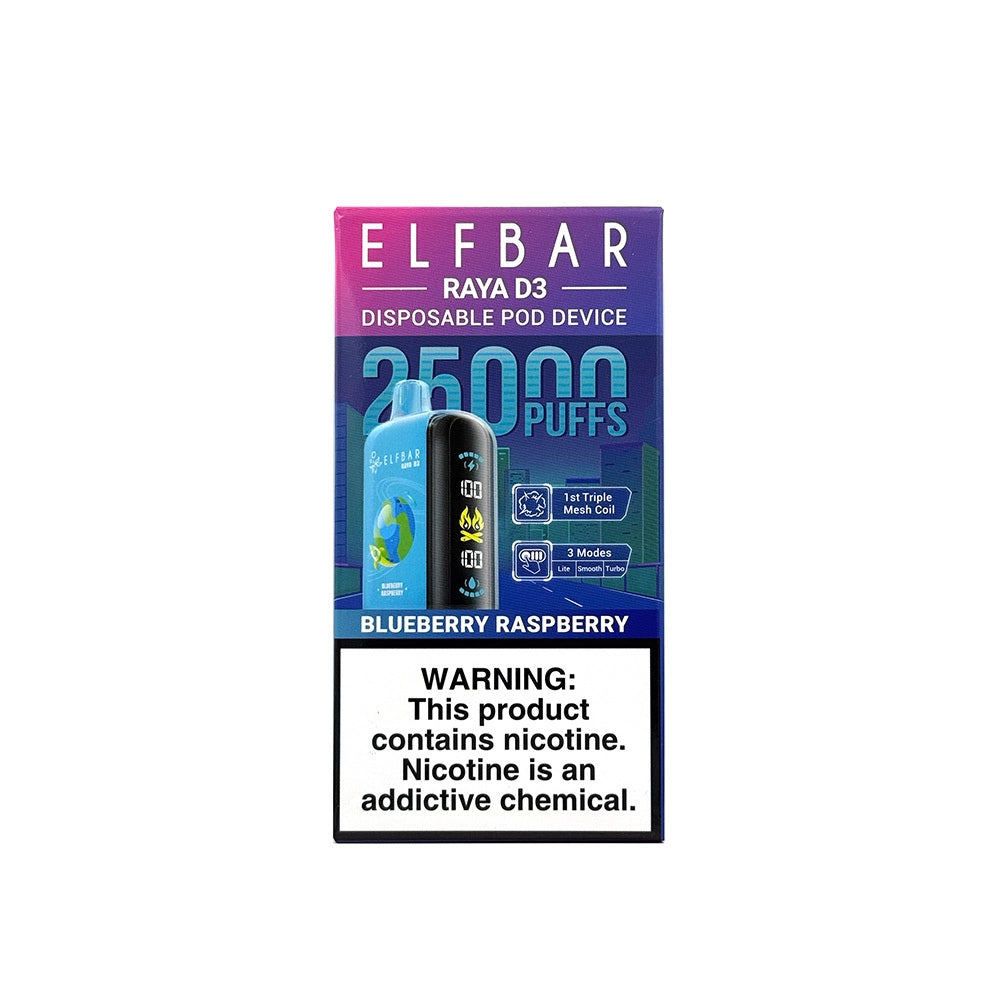 ELFBAAR RAYA D3 25000 PUFF Blueberry Raspberry