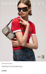 Gucci Ophidia Mini GG Shoulder Bag With OG Box 838465
