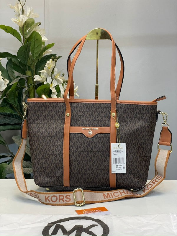 Michael Kors Tote Bag Hombro With Brand Dust Bag (Coffee Brown 23011)