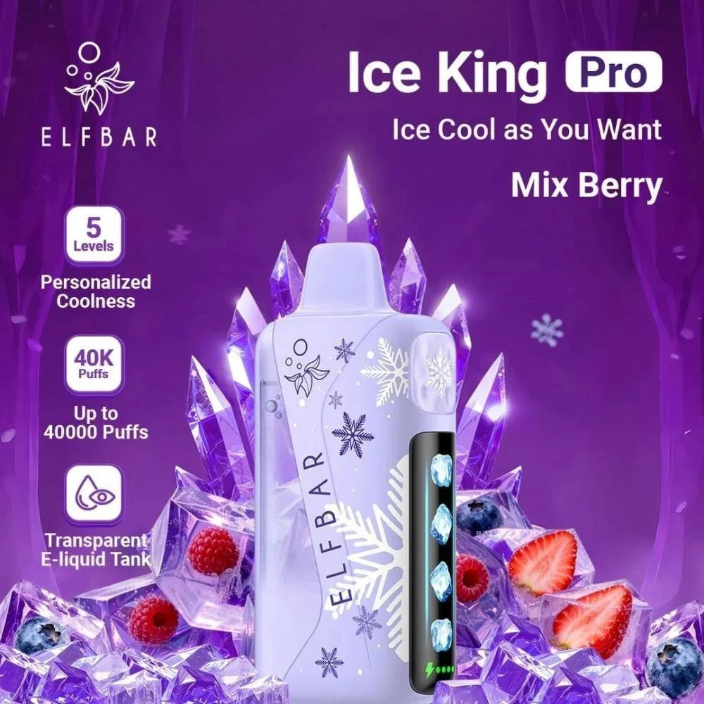 ice king pro 40k puffs mix berry