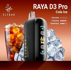 elfbar raya d3 pro 30k Puffs cola ice