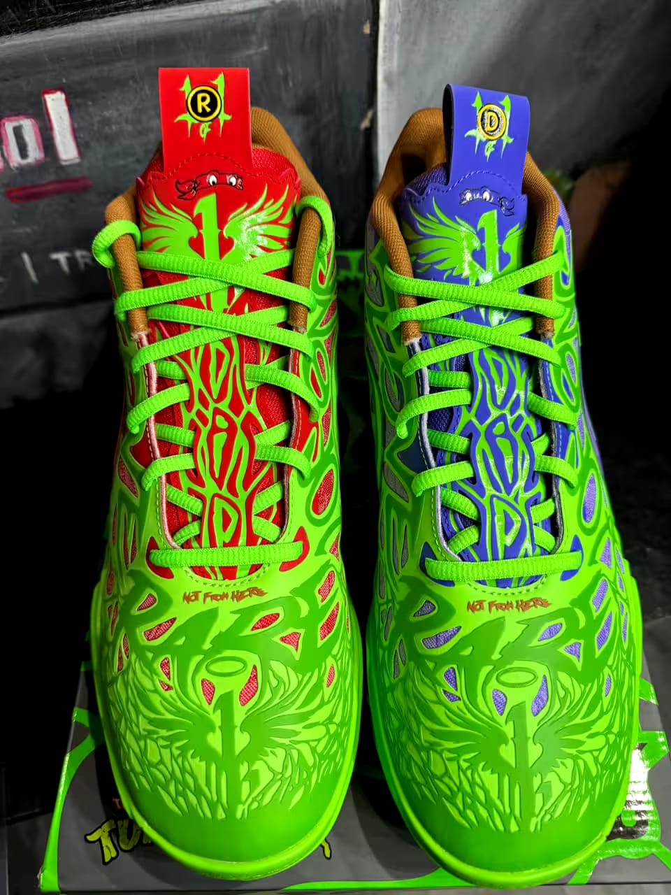 PUMA X LaMelo Ball X TMNT MB 04 Raphael & Donatello sneakers