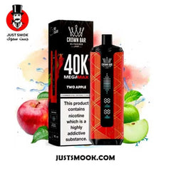 AL Fakher 40000 Puffs Crown Bar Mega Max Two Apple