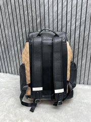 Coach Unisex Rivington Backpack Apricot Black Leather With Dust Bag 059 Apricot Black