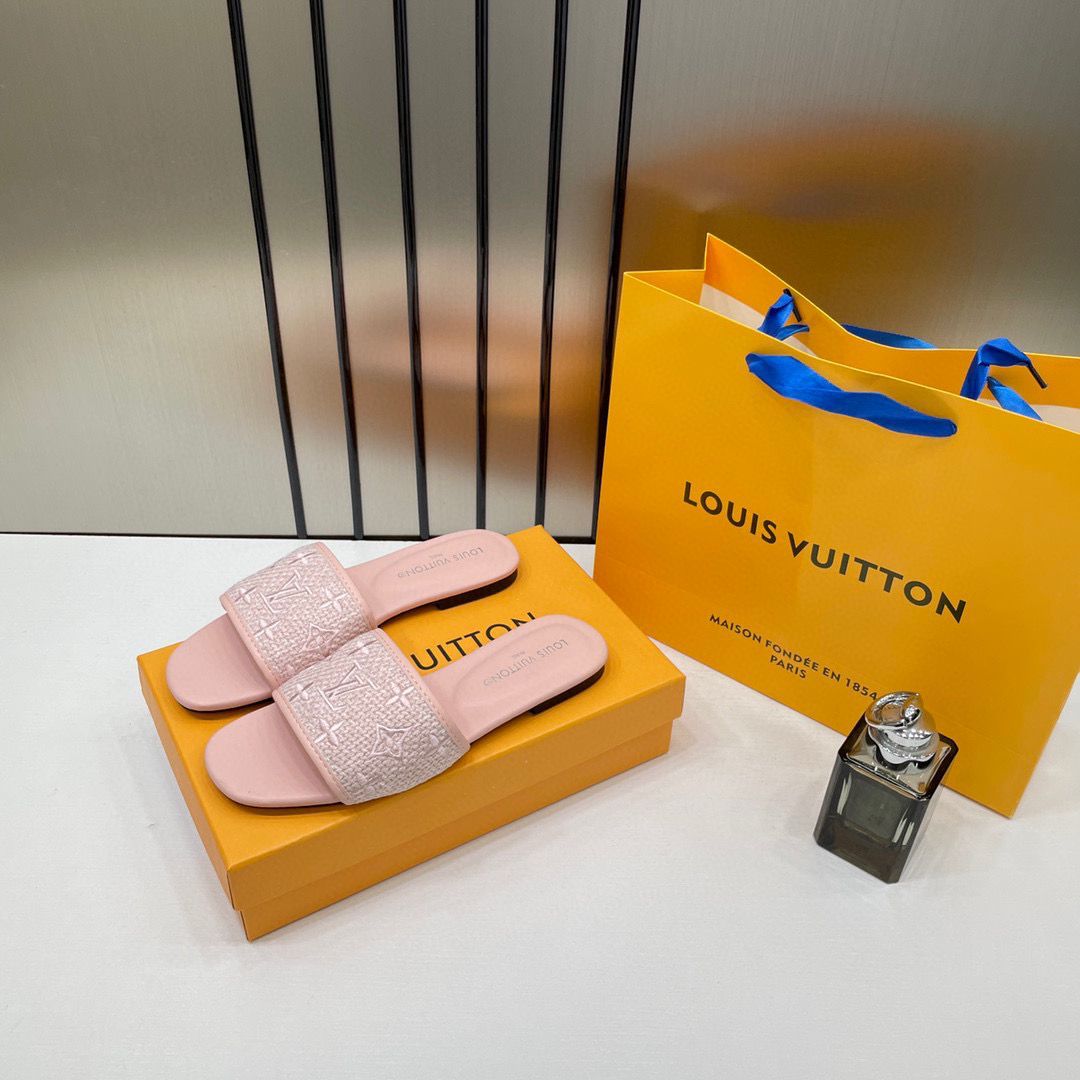 Louis Vuitton Revival Flats Mule For Women With Original Box And Carry Bag