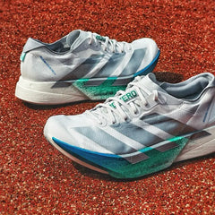 Adidas Adizero Adios Pro 4 Crystal White / Matte Silver / Glory Green