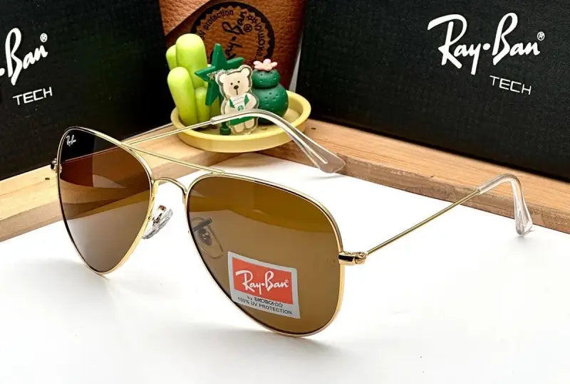 Rayban 3026 golden brown glass quality