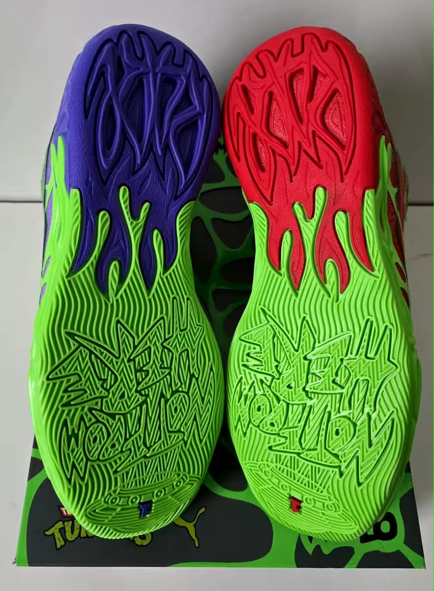 PUMA X LaMelo Ball X TMNT MB 04 Raphael & Donatello sneakers