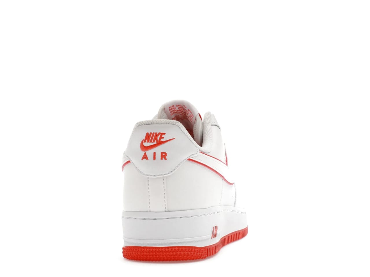 NIKE AIR FORCE 1 LOW WHITE RED