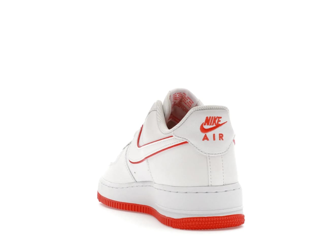 NIKE AIR FORCE 1 LOW WHITE RED